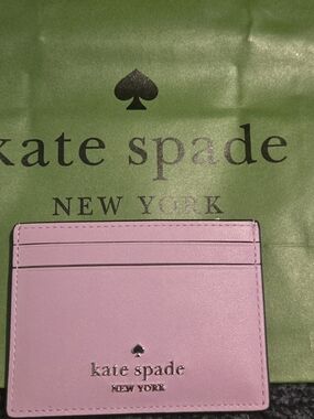 kate spade Blush Pink Leather Card Case